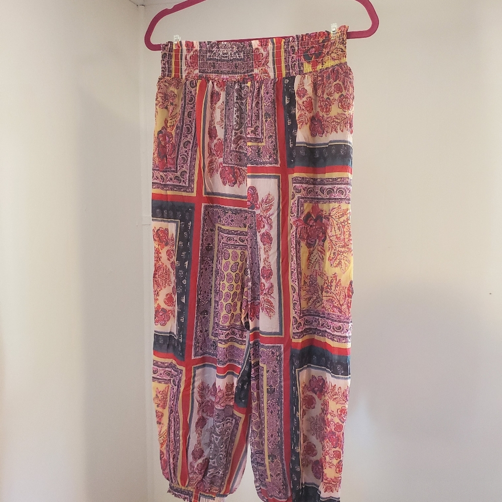 Free People Movement The Way Home Printed Joggers Medium